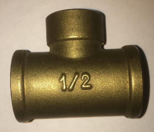 Тройник d 1/2*3/8 м/м/м