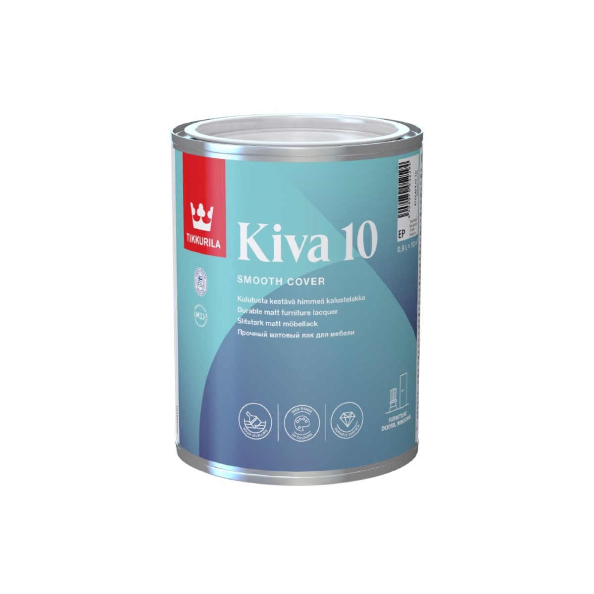 Лак акрилатный KIVA 10 EP мат 0,9л Лак акрилатный KIVA 10 EP мат 0,9л