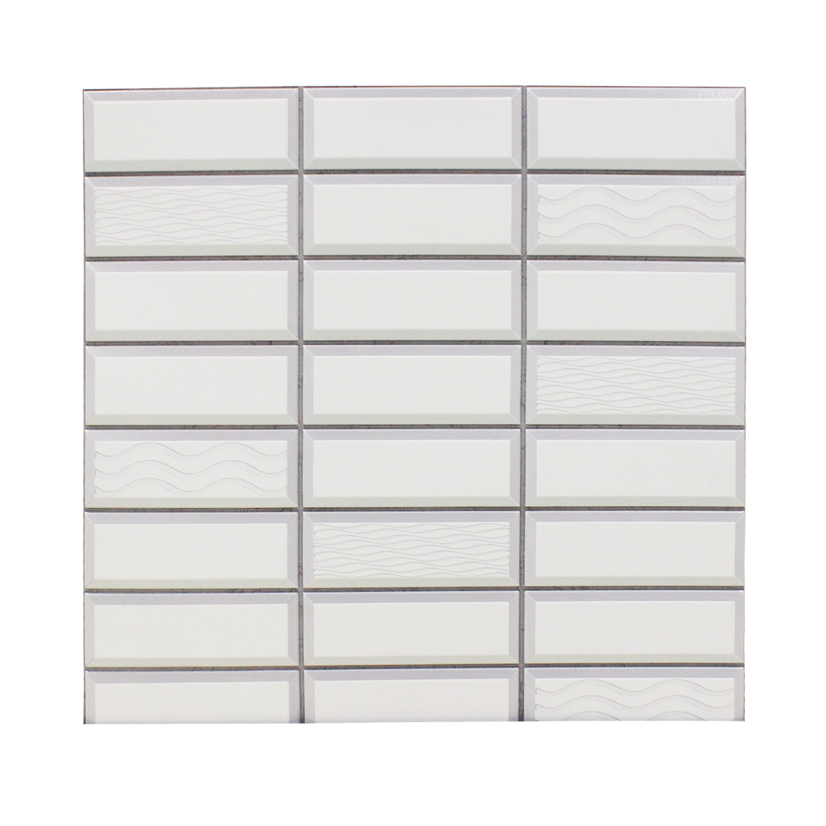 Панель ПВХ 0,3 самоклеящаяся серия "Эффект" плитка "Эстетика"4627198191356