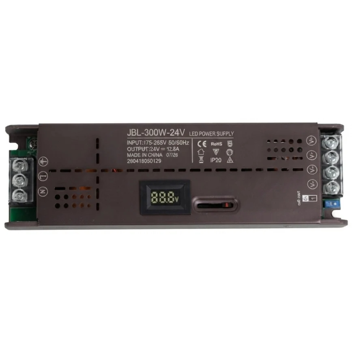 Блок питания для светодиодного оборудования (LED Power Supply) 24V-300W-IP20