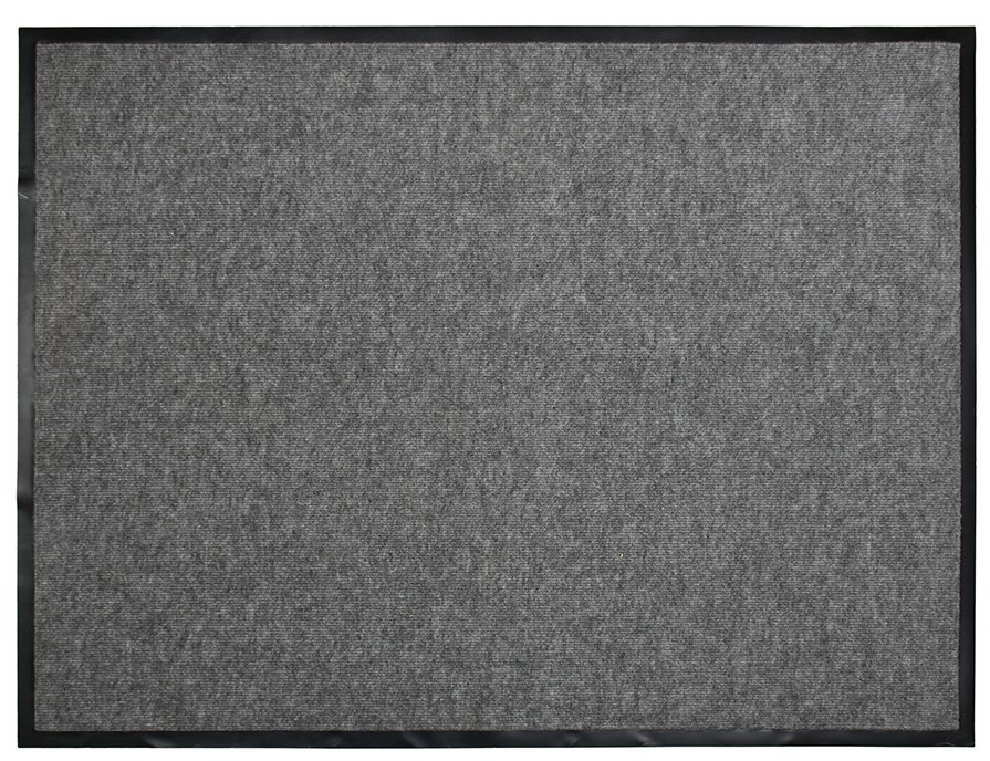 Коврик влаговпитывающий, ребристый “TRIP” 90*120 см "VORTEX", серый / 8