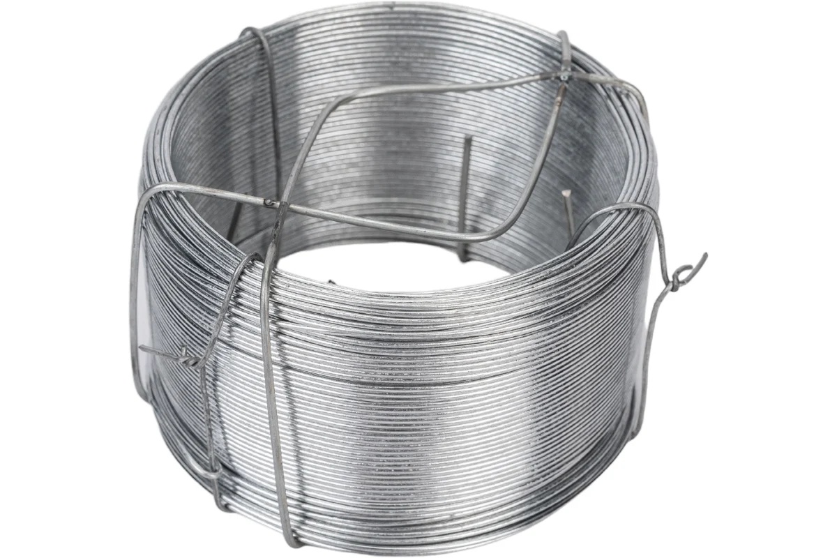 Проволока стальная, оцинкованная 0,9 мм, длина 50 м// Сибртех