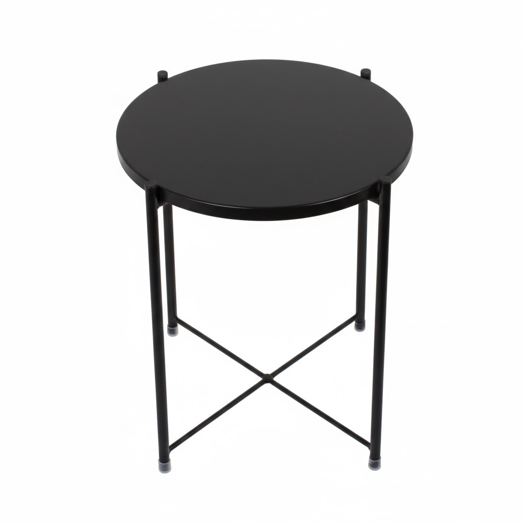 Столик-поднос журнальный 42х42х51 см черный LFX-7 CN