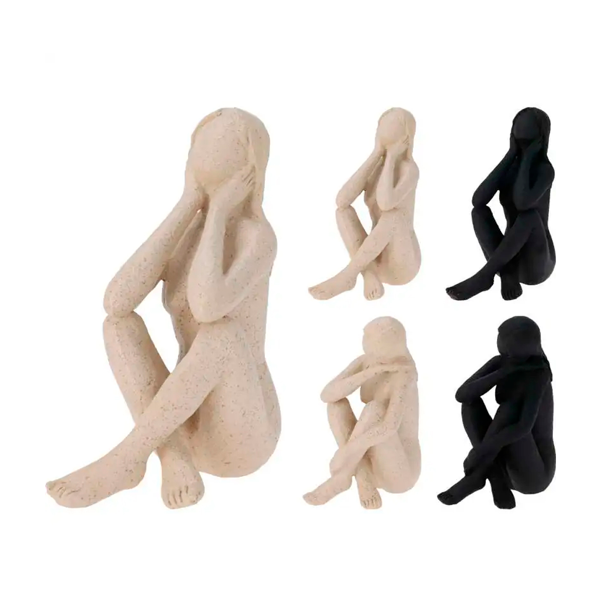 Статуэтка декоративная Девушка сидящая 2 вида в ассортименте 95240870 К