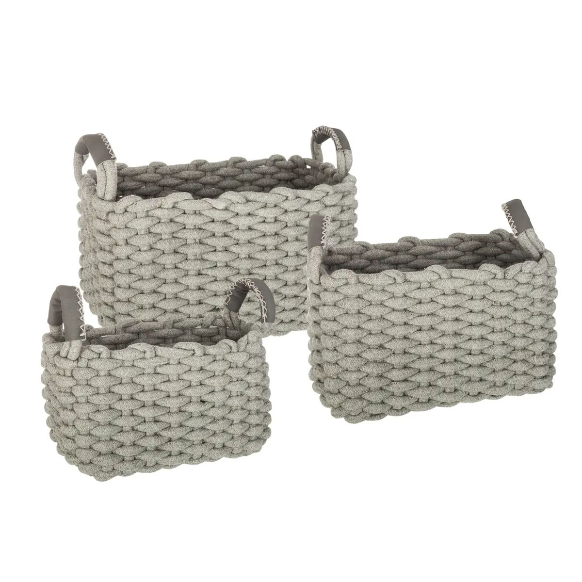 Корзина плетеная Atmosphera 28х18х18 см 2 цвета в ассорт.157029