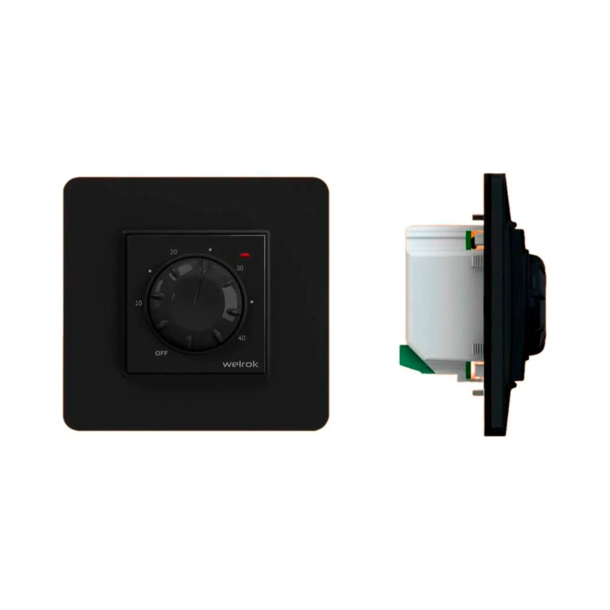 Терморегулятор Welrok  rtp bk