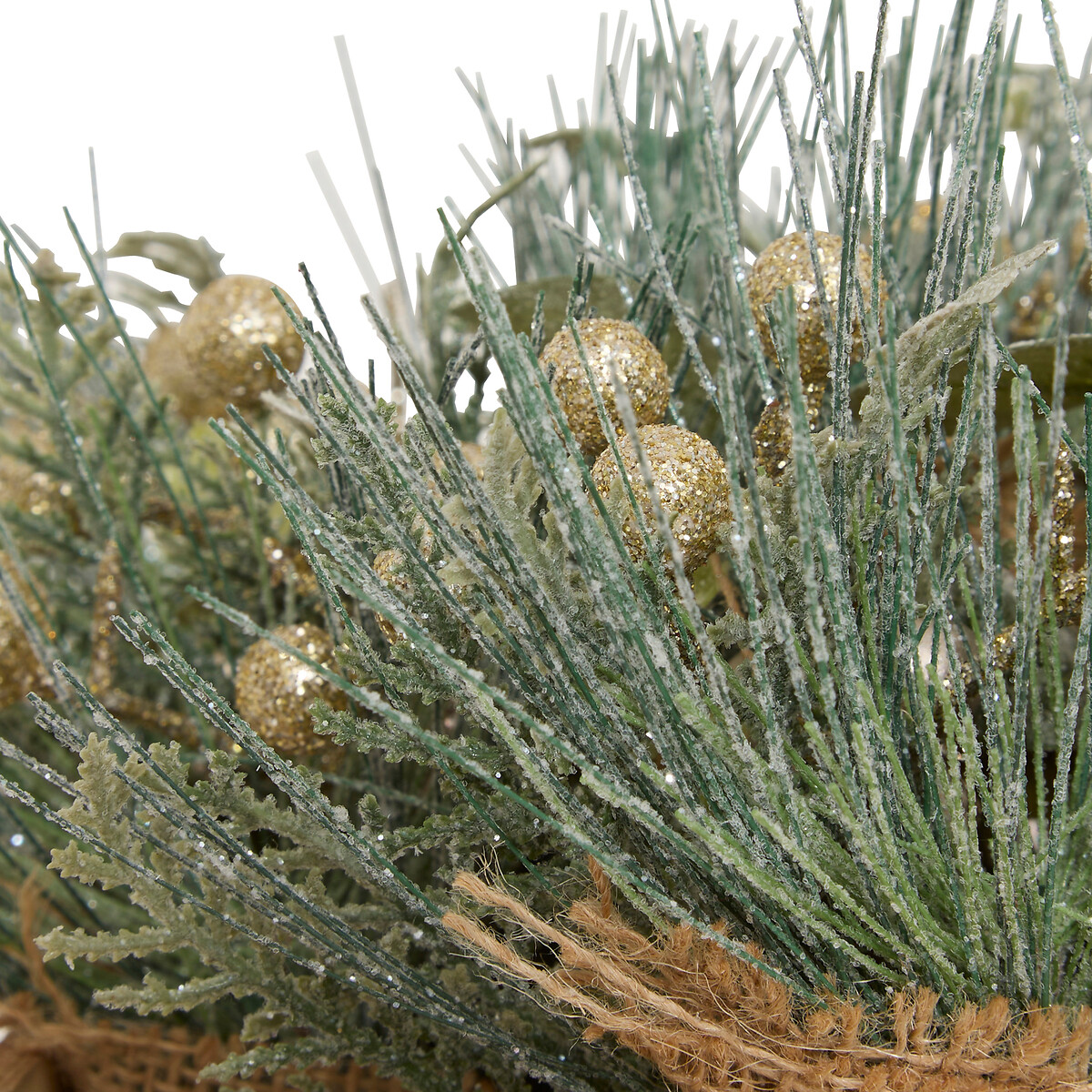 Ель искусственная Atmosphera в мешке 16 см золотые ягоды 169847A