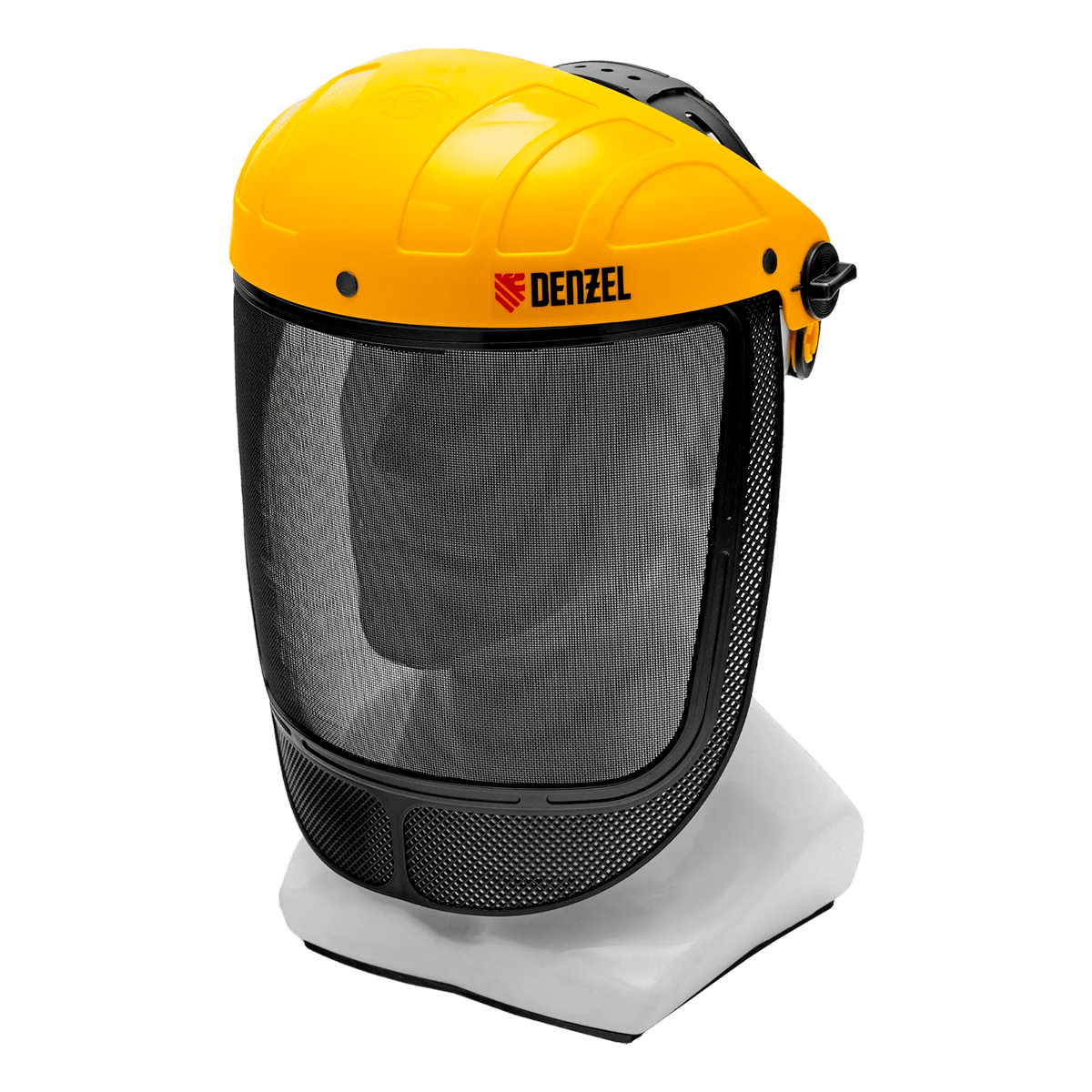 Щиток защитный лицевой с сеткой "СВОНА" НС-01 "ЛЮКС", плавная регулировка храповик// Denzel