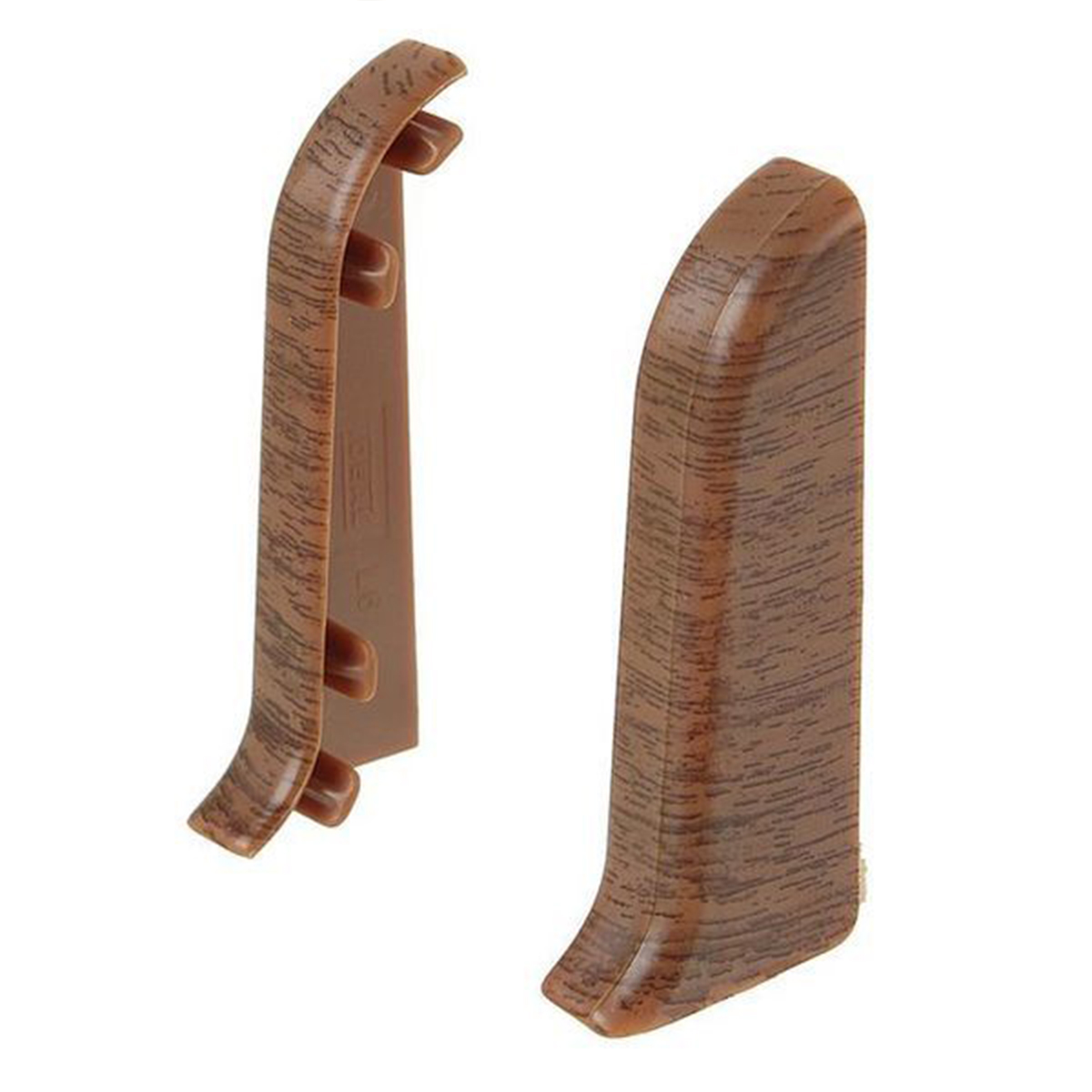 Торцевая для плинтуса Е67мм "Идеал Элит" 291 / Орех (пара)