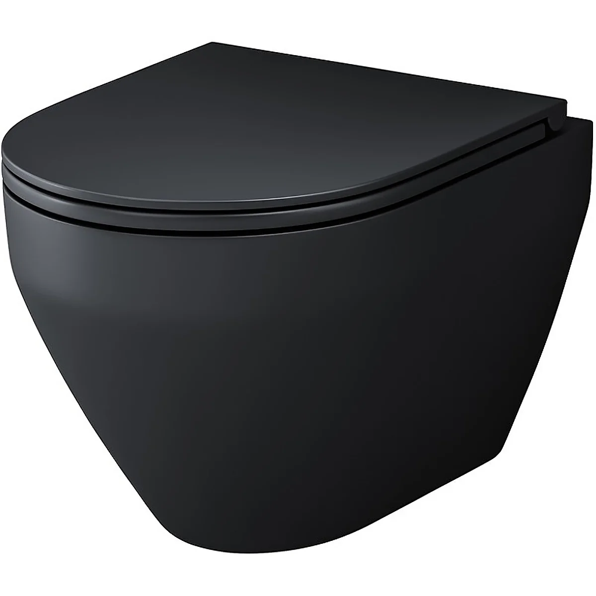 Унитаз подвесной AM.PM C701700MBSC Spirit V2.0  FlashClean с сиденьем микролифт, черн мат,