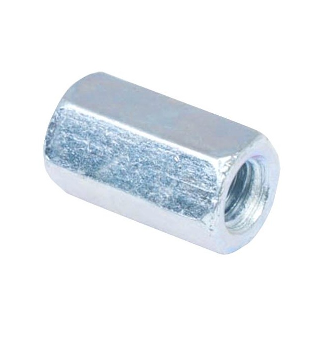 Гайка переходная DIN 6334 М 5 (белый цинк 1 шт)