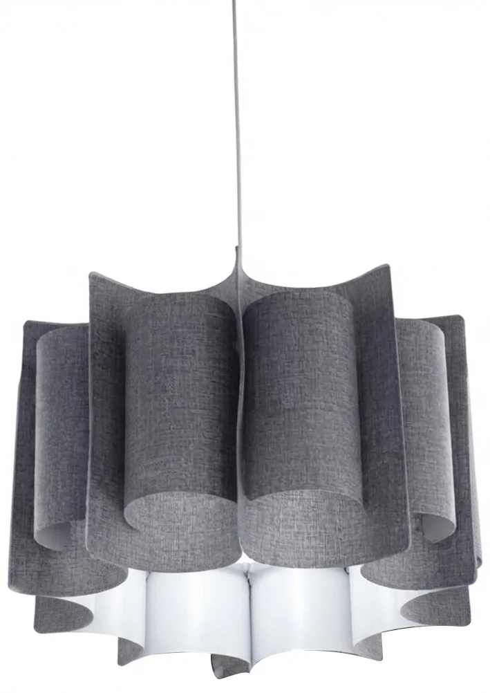 Люстра тканевая PFHD010-580 Mgrey, серо-льняной