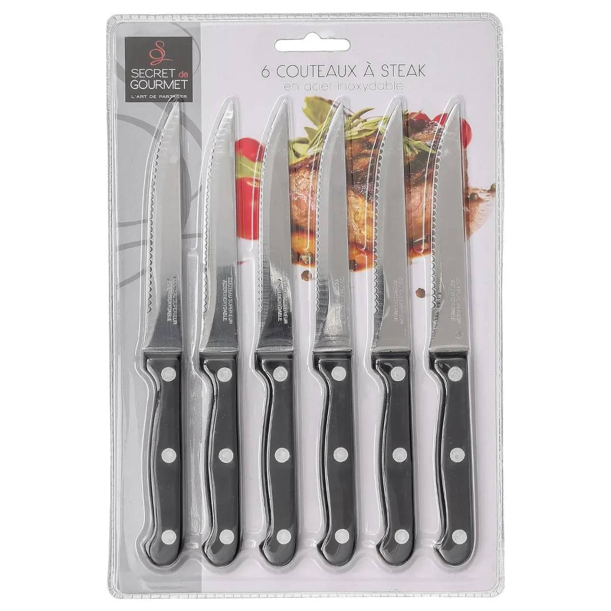Набор ножей SG для стейка 6 шт 100210