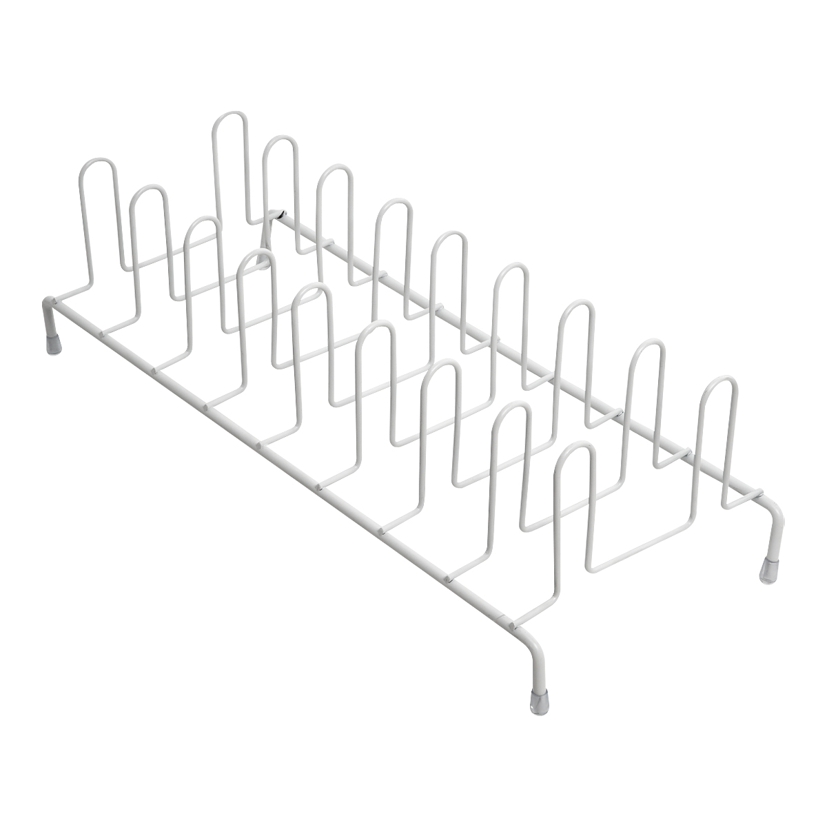 Сушилка для посуды цвет белый и черный JS012