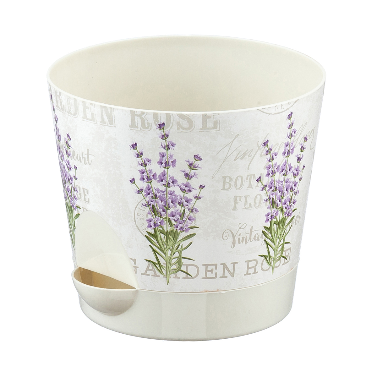 Кашпо IDEA НИКА ДЕКО D180мм 2,7л с прикорневым поливом - лаванда