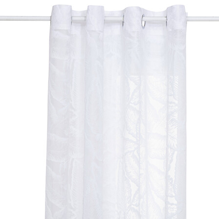 Тюль Atmosphera LAZI LEAF 140х240 см белая 209011B Тюль Atmosphera LAZI LEAF 140х240 см белая 209011B