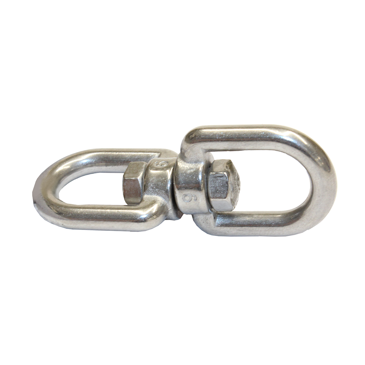 Вертлюг петля-петля нерж. 6мм (1 шт)