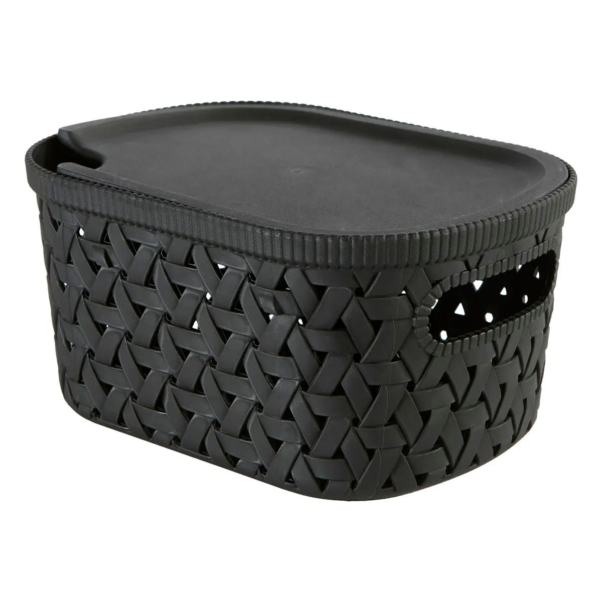 Корзинка с крышкой 5Five Tressy 2,3л 19,9х15х10,1см черный 209334A Корзинка с крышкой 5Five Tressy 2,3л 19,9х15х10,1см черный 209334A