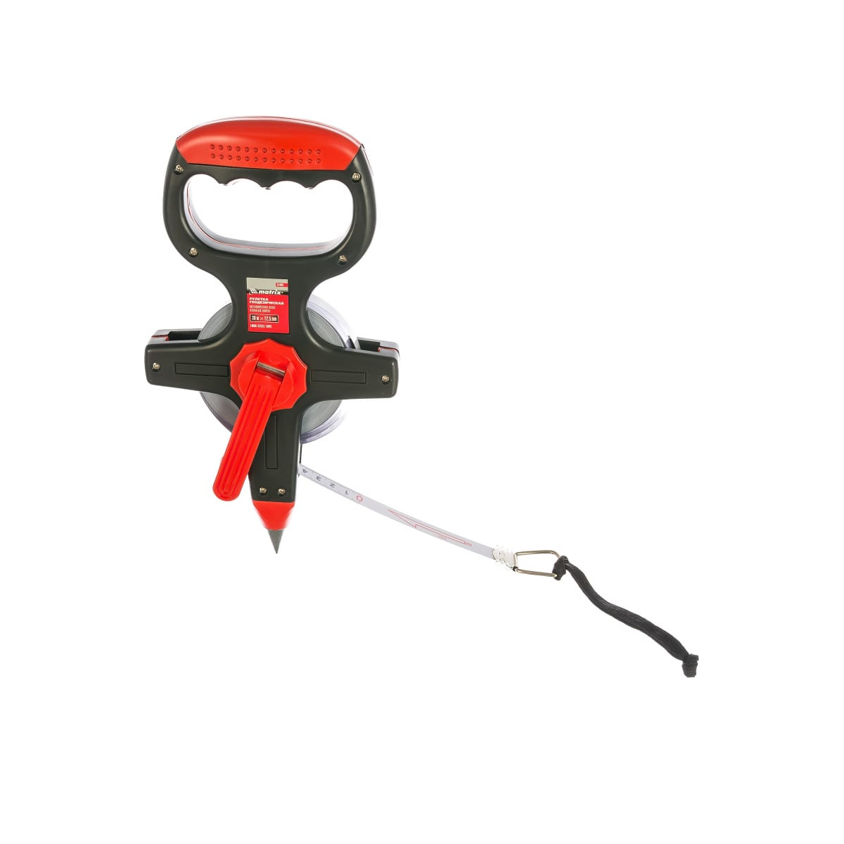 Рулетка геодезическая, 30 м х 12,5 мм, металлическая лента, открытый корпус// Matrix