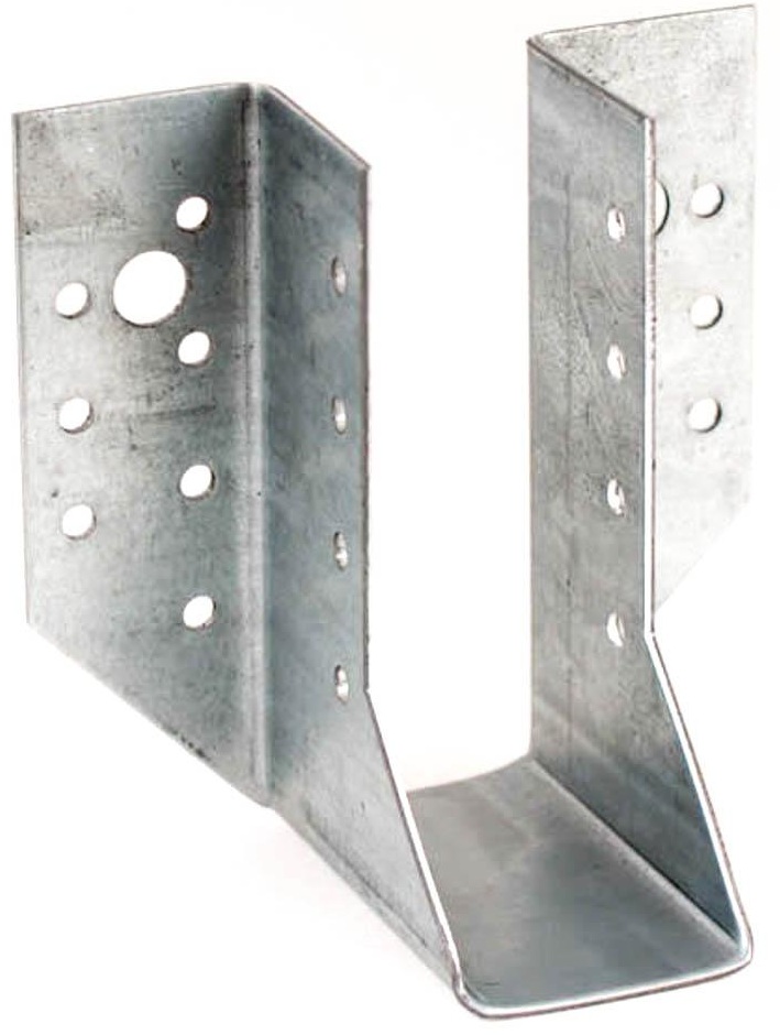 Наконечник балки откр. 40х110х2,0мм (белый цинк 1 шт)