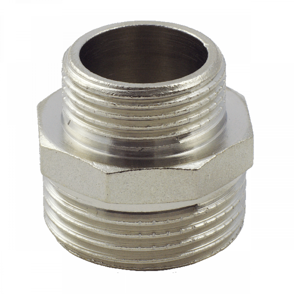 Никель FADO Ниппель редукционный 1/2" х 3/8" арт.N13 Никель FADO Ниппель редукционный 1/2" х 3/8" арт.N13