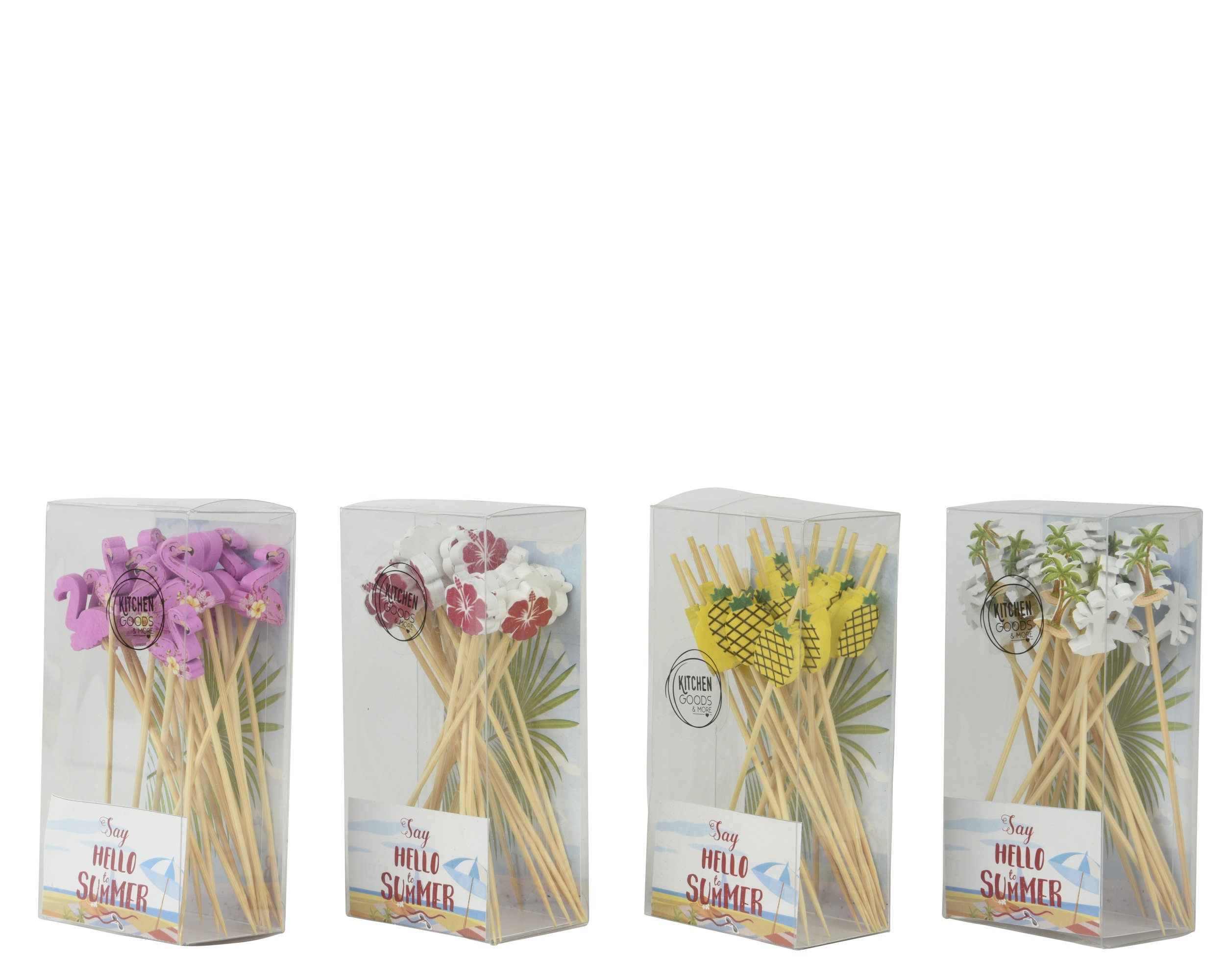 Набор шпажек для канапе Boutique Resort 4 диз в ассорт 873221