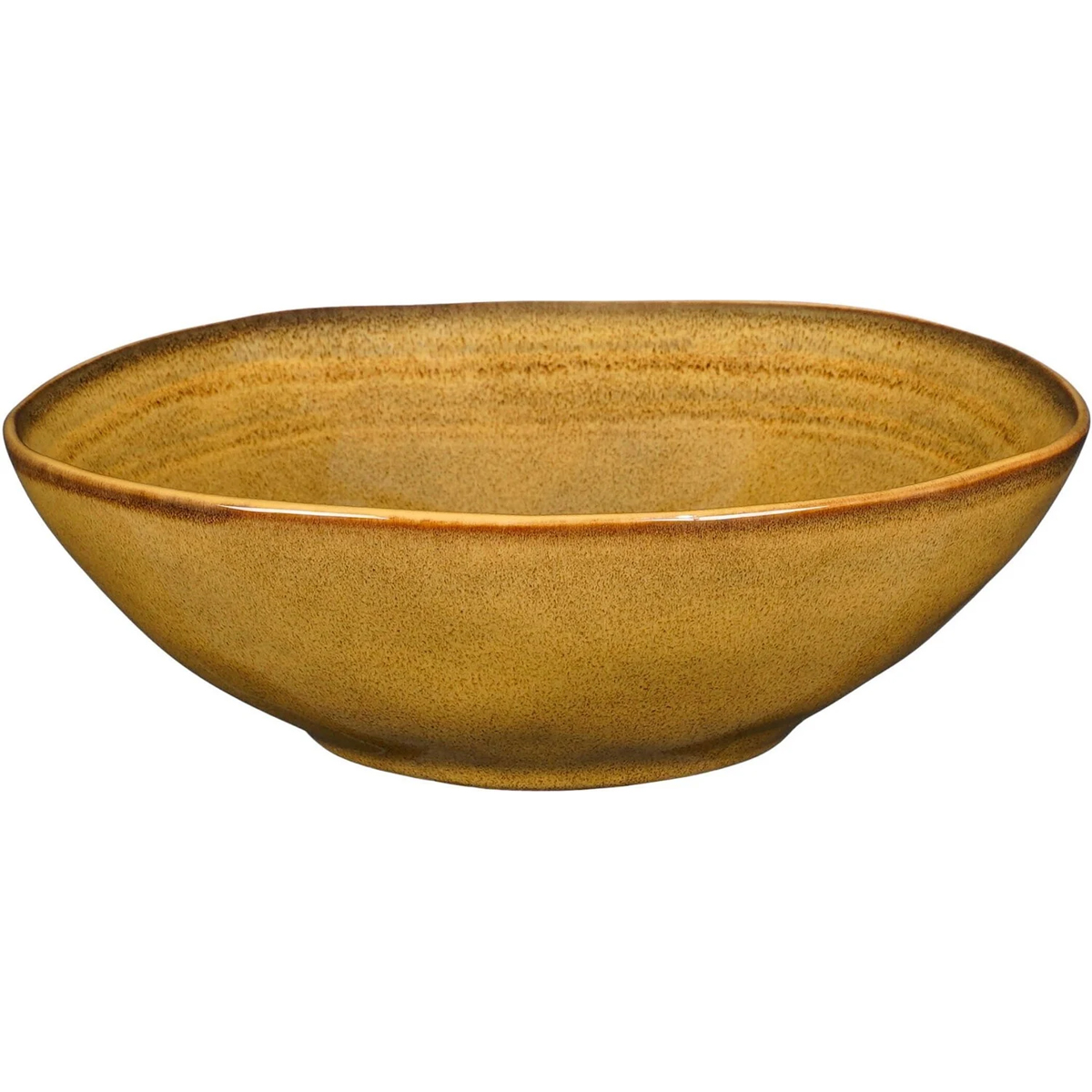 Тарелка суповая Mica охра 20 см керамика 1108298