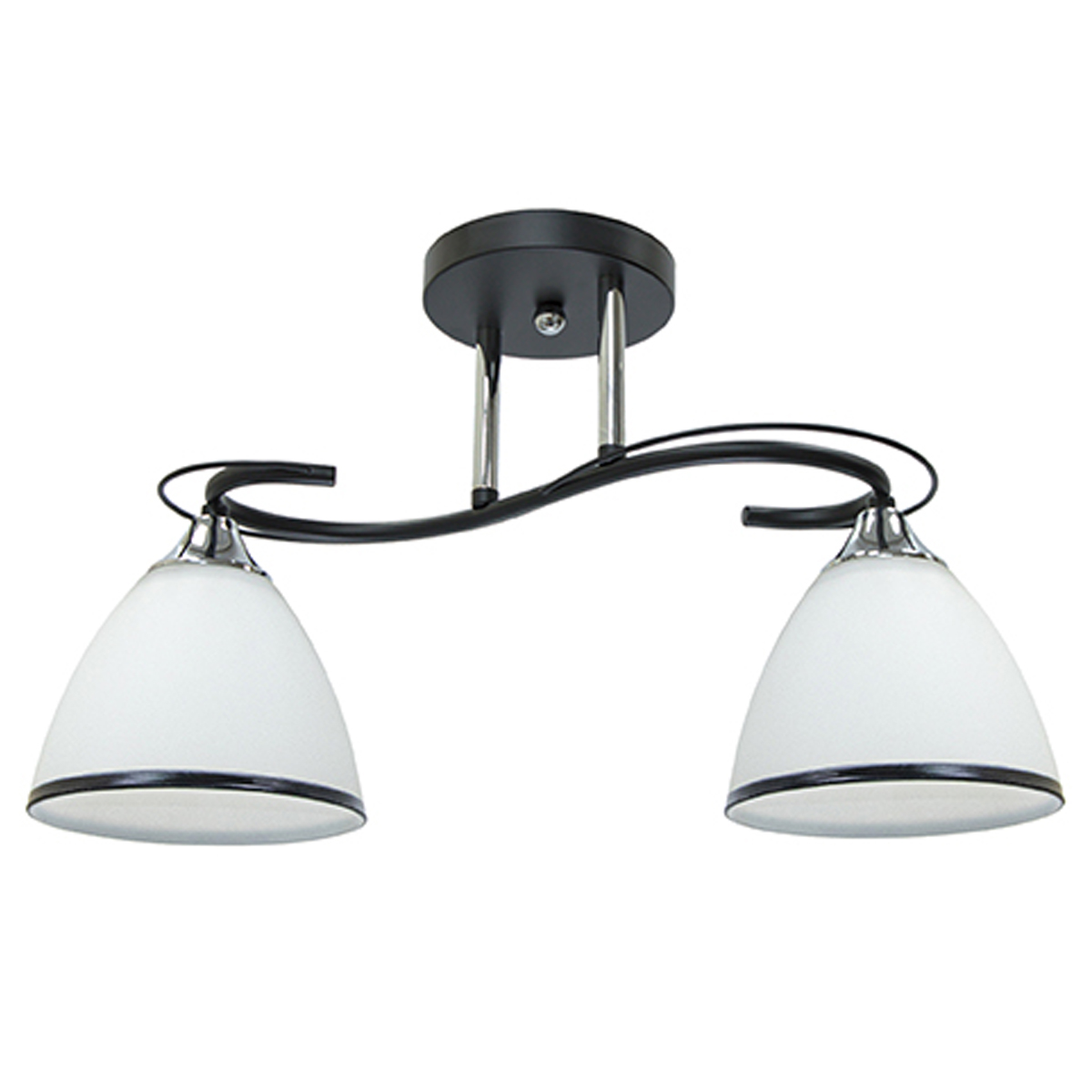 Люстра "Каскад" 121520 черная 2/Е27/60вт К008721