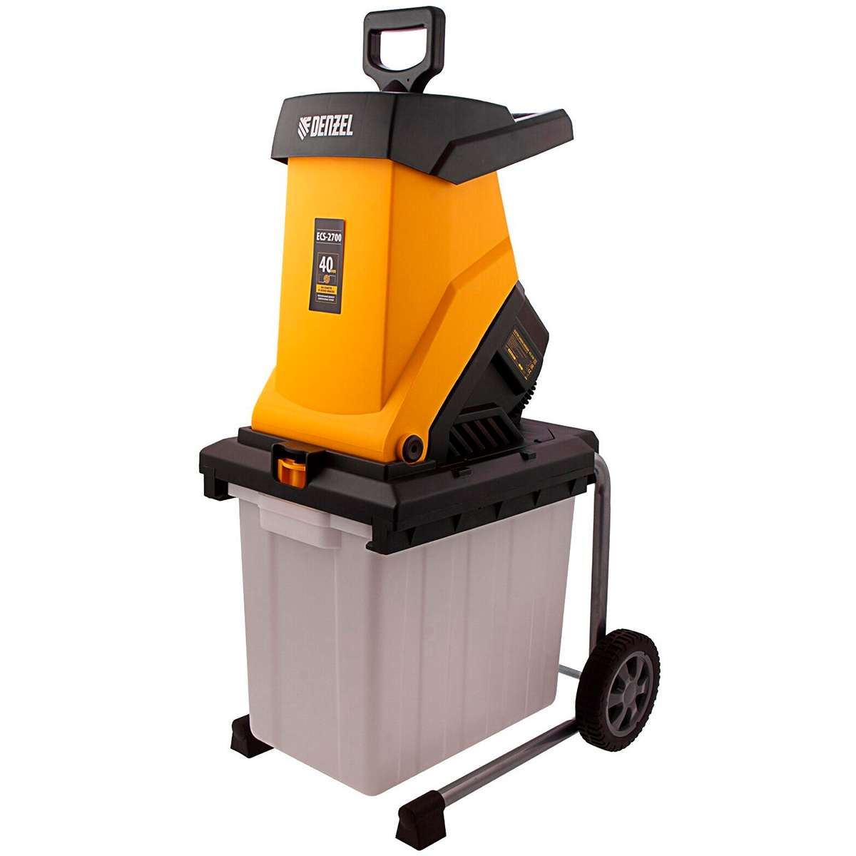 Измельчитель садовый электрический ECS-2700, 2700 Вт, 40 мм// Denzel