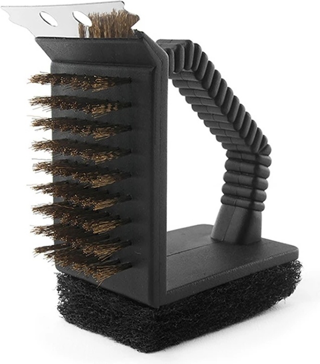 Щетка скребок для чистки барбекю 13,5х5,5х8,5 см 001A CN