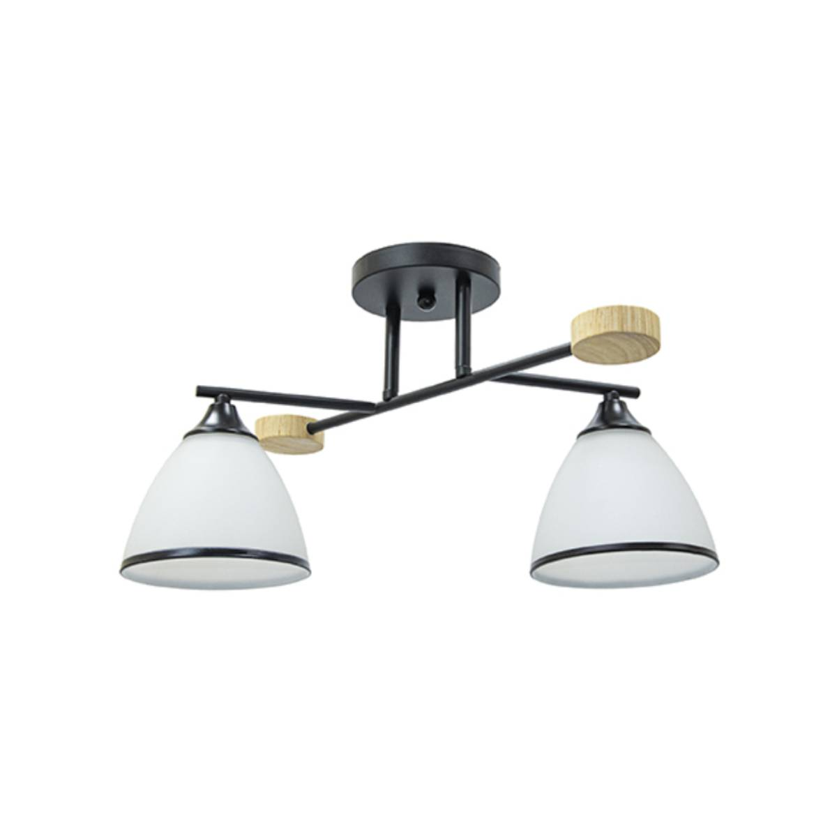 Люстра "Каскад" 121528 черная 2/Е27/60вт К008585