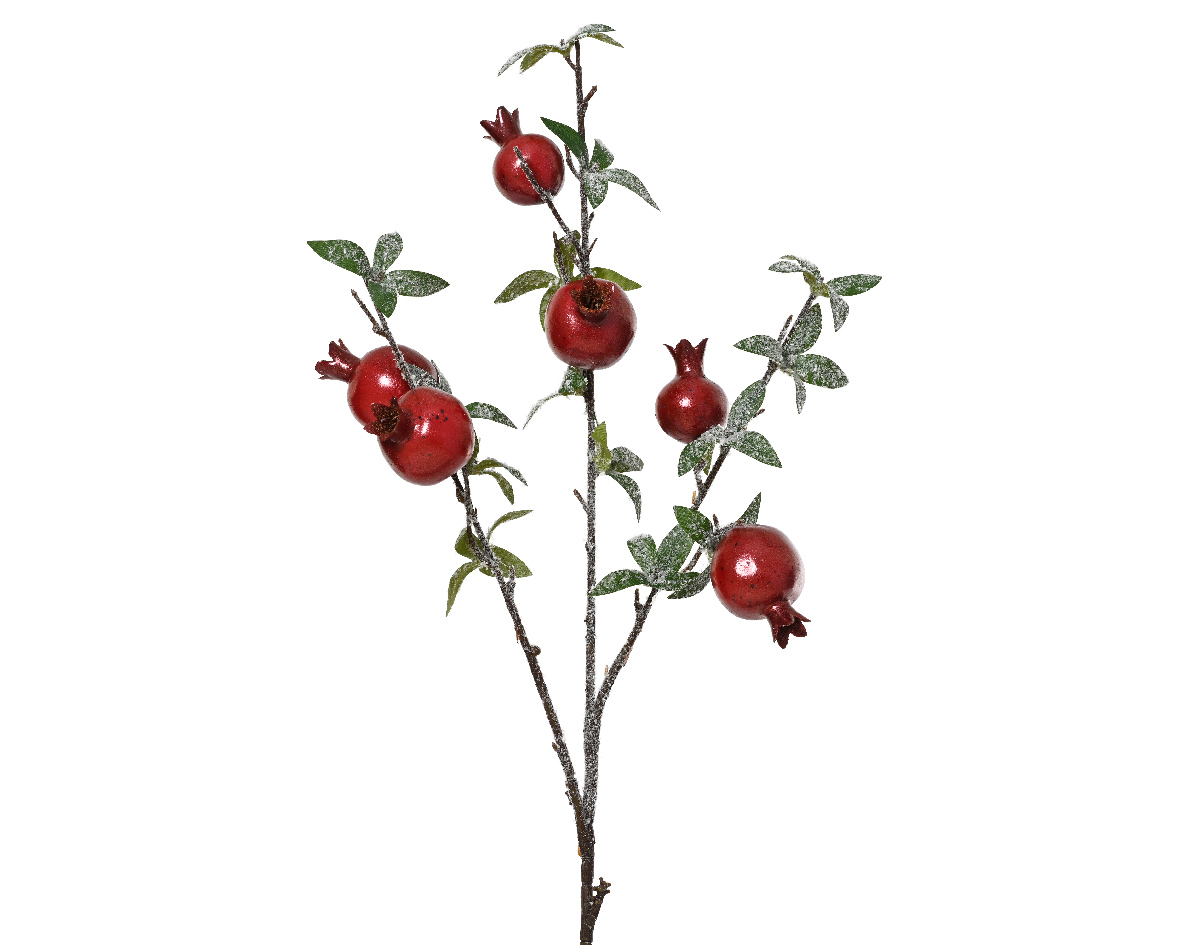 Ветка декоративная Spray Гранат 90 см 728948 Kmg
