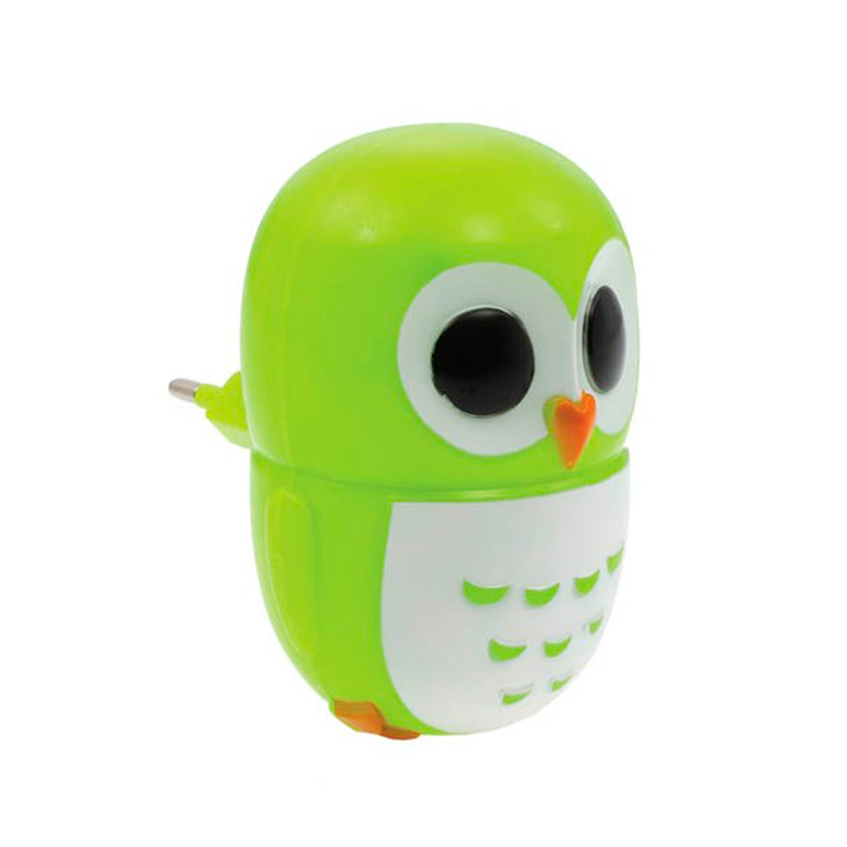 Ночник VT/OWL/5xRLED/GRN/220V/EU.PLUG/P.SENSOR/NIGHT LAMP