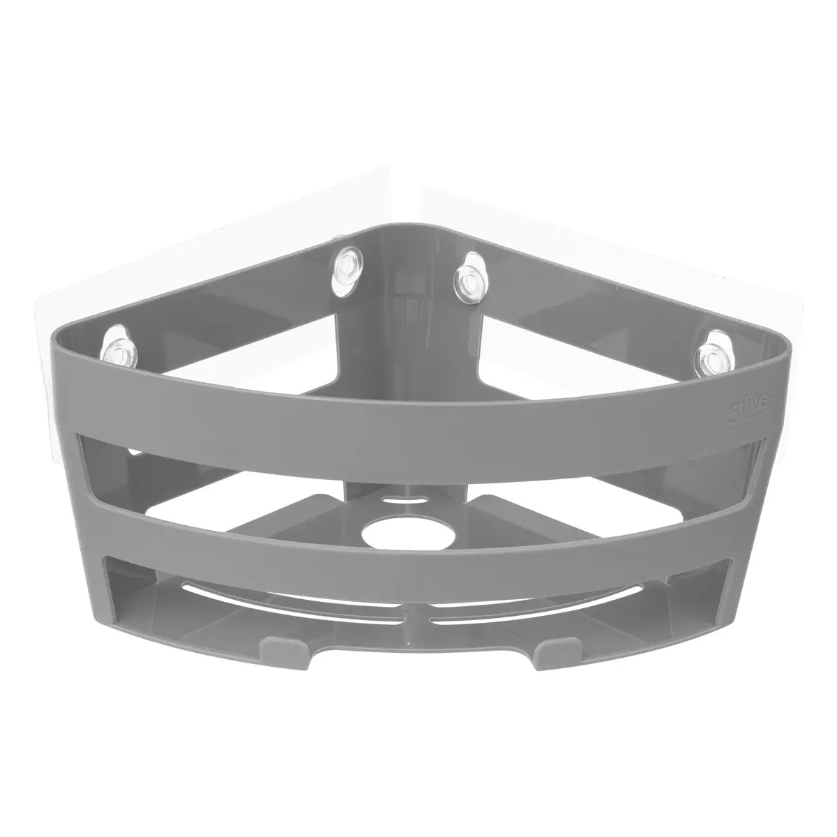 Полка угловая для ванной комнаты 5five крепление:адгезивный стикер 174835