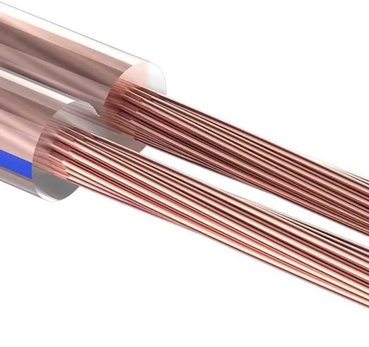 Кабель 01-6204-6 акустический 2*0.75мм2, прозрачный BLUELINE, PROconnect бухта 100 м.