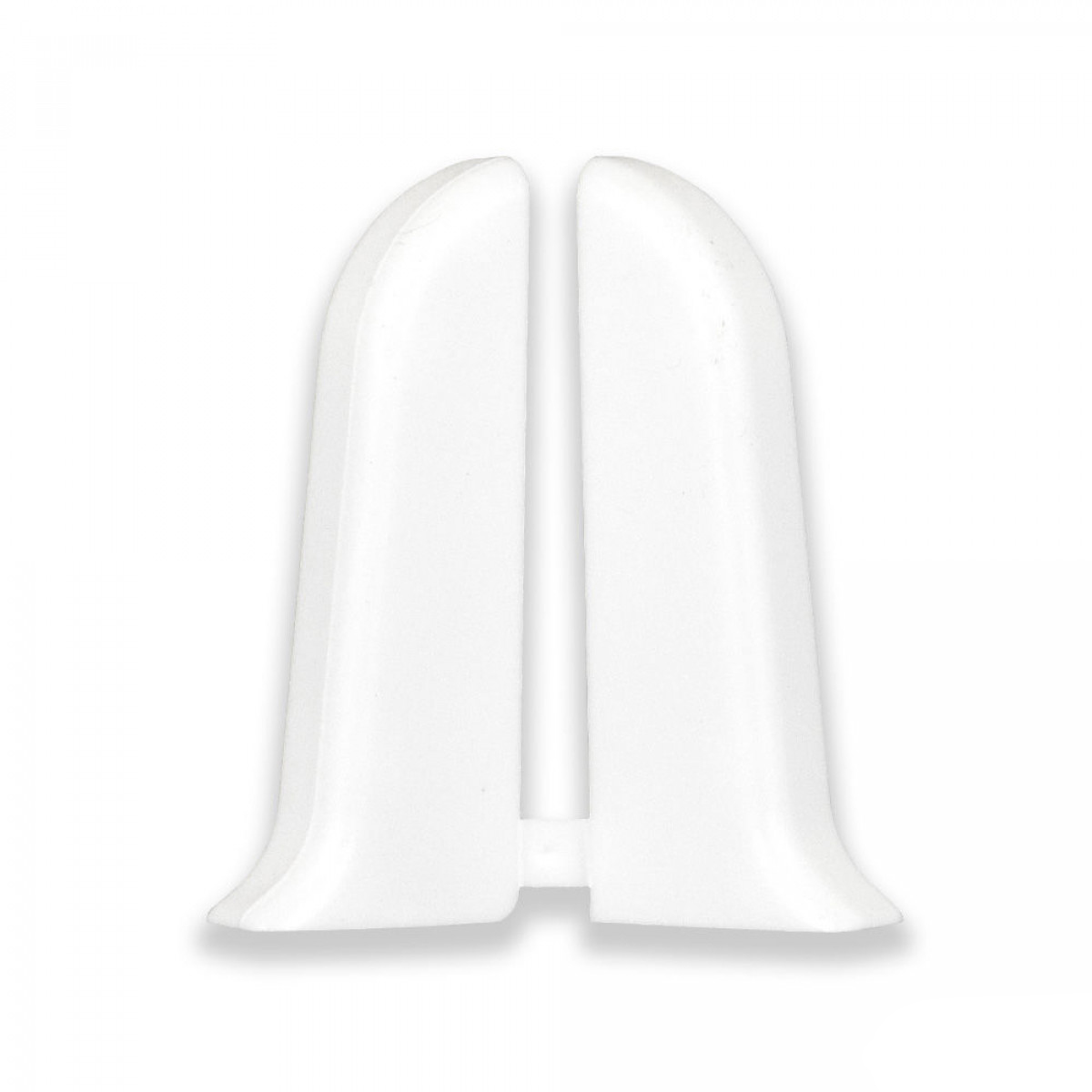 Торцевая для плинтуса Е67 мм"Идеал Элит" 001 / Белый (пара)