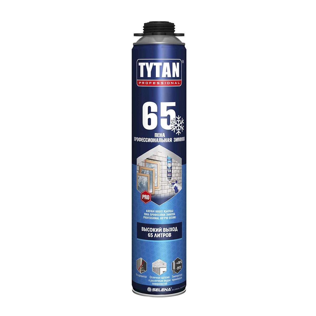 Пена монтажная TYTAN  750 мл ПРОФ ЗИМНЯЯ О2 65, -20°С () Пена монтажная TYTAN  750 мл ПРОФ ЗИМНЯЯ О2 65, -20°С ()