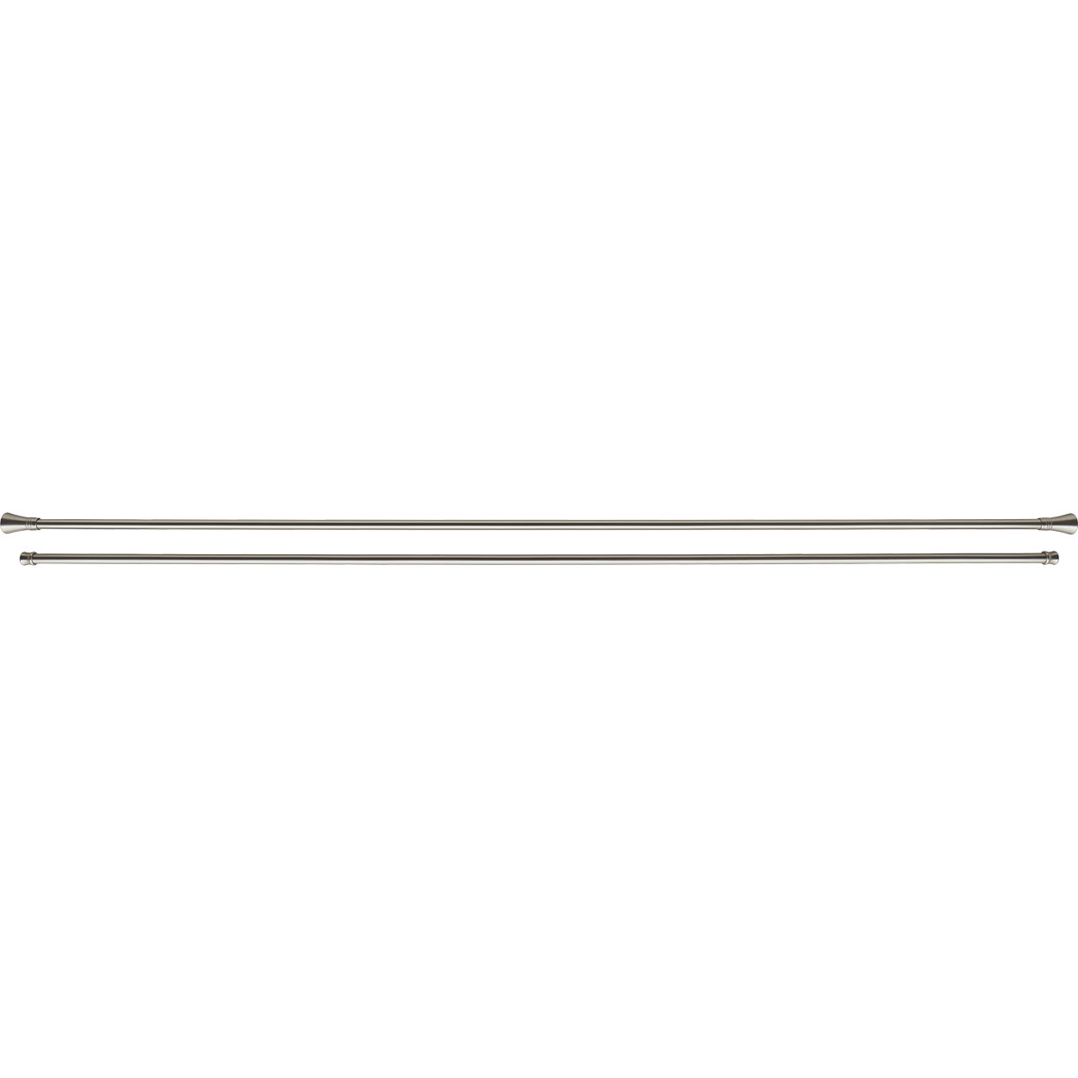 Карниз телескопический двойной Luance LOTUS 210-380 см D19 SILVER 795521099