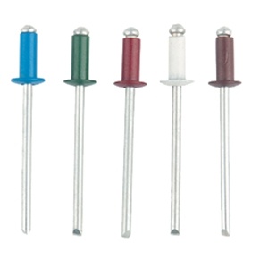 Заклепки 3,2 х 8 мм RAL 8017 (темно-коричневый), 50 шт.//MATRIX