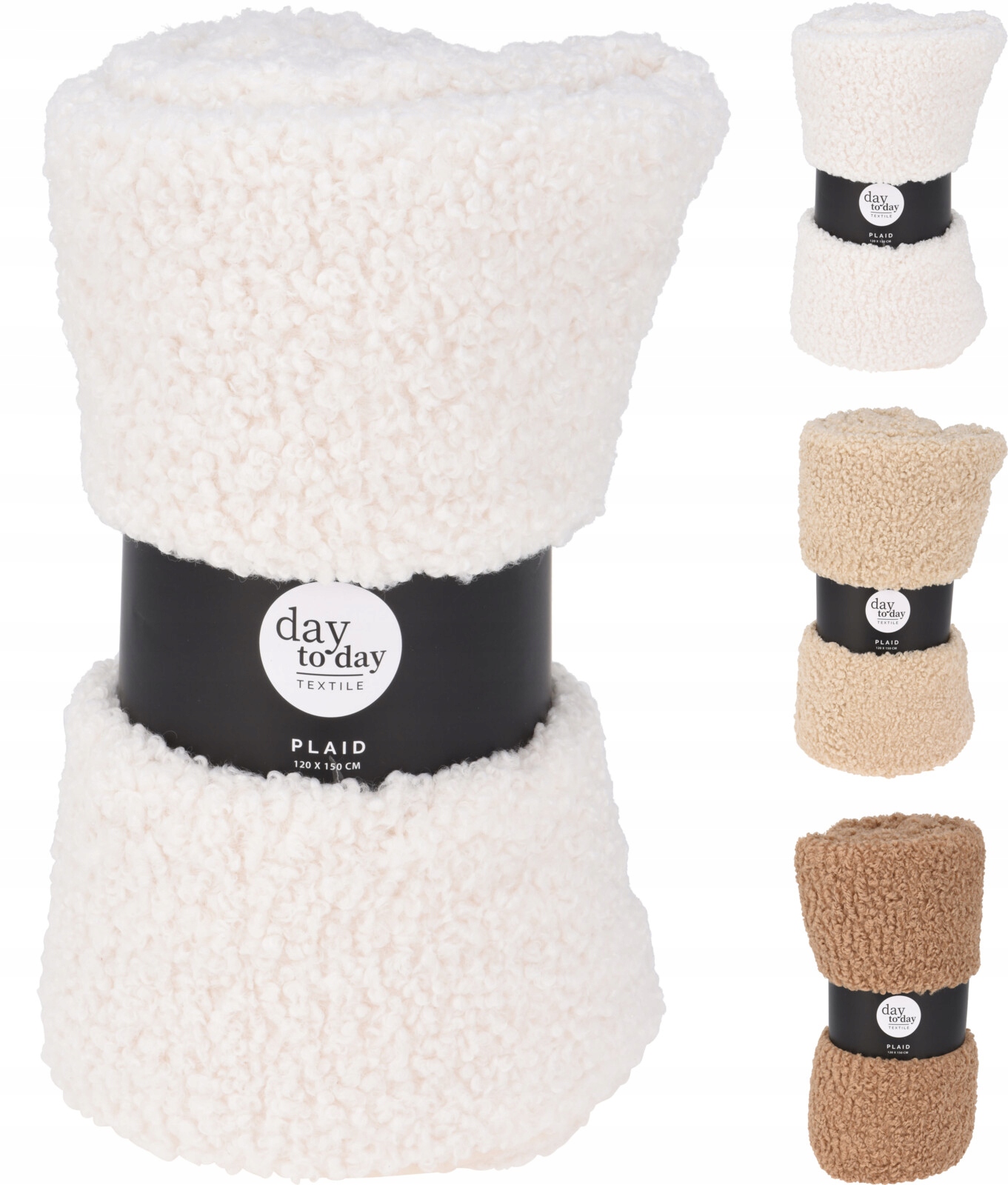 Плед Teddy 150х120 см 3 цвета в ассортименте AAE821720 К