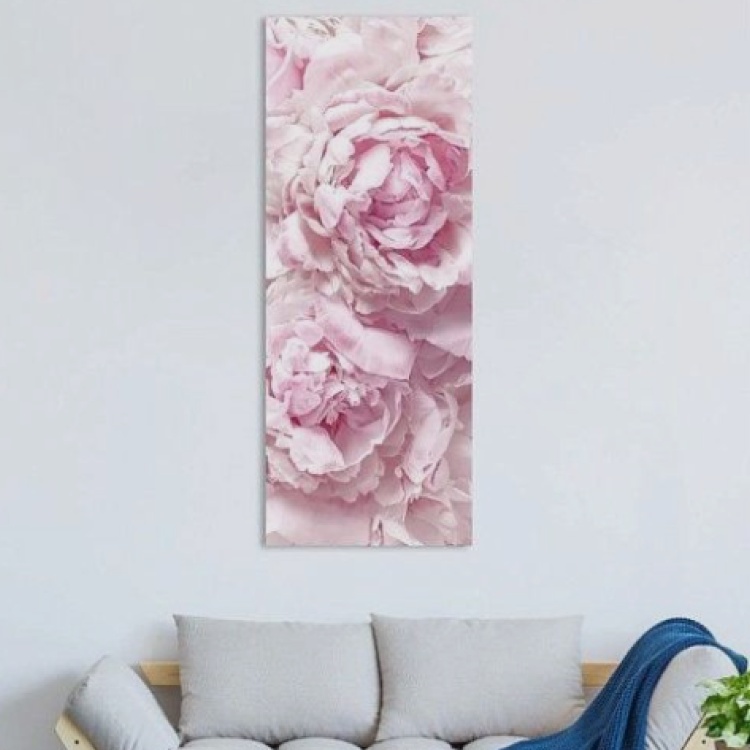 Канвас IDEA Розовые цветы. Пионы 45х115 см CT4-48