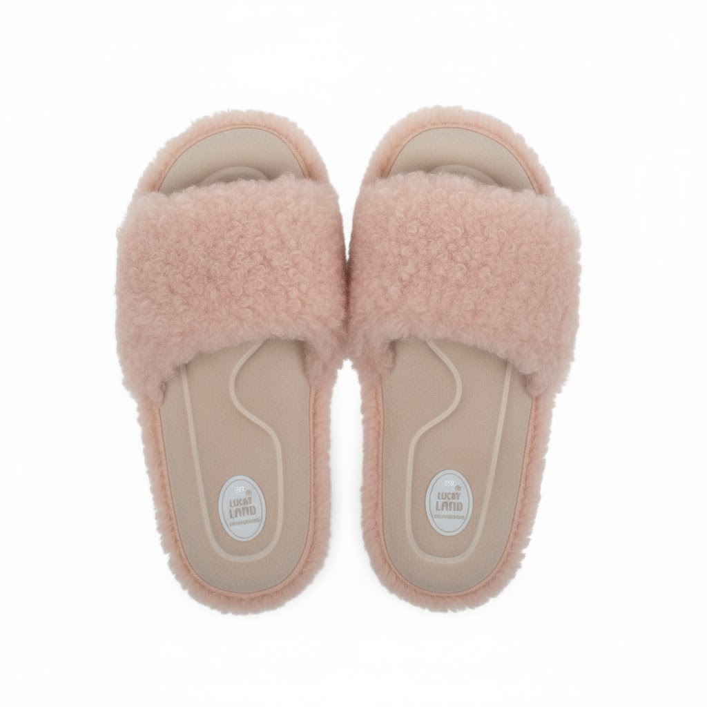 Тапочки LuckyLand домашние женские р-р 36-41 розовый 5056 W-O-LPVC