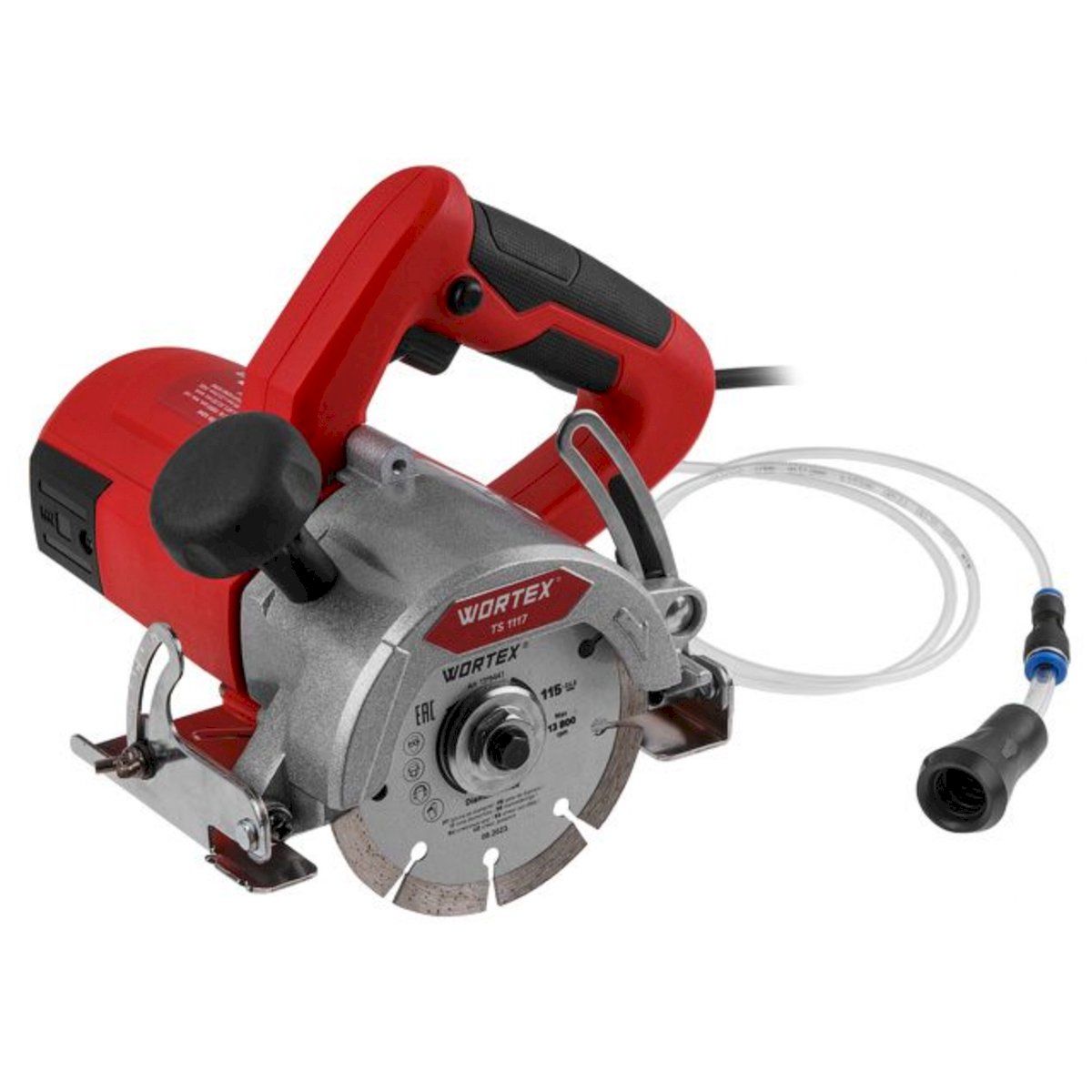 Плиткорез электрический WORTEX TS 1117 в кор. 1700 Вт, 115х22.2 мм, до 34 мм, арт.1319428