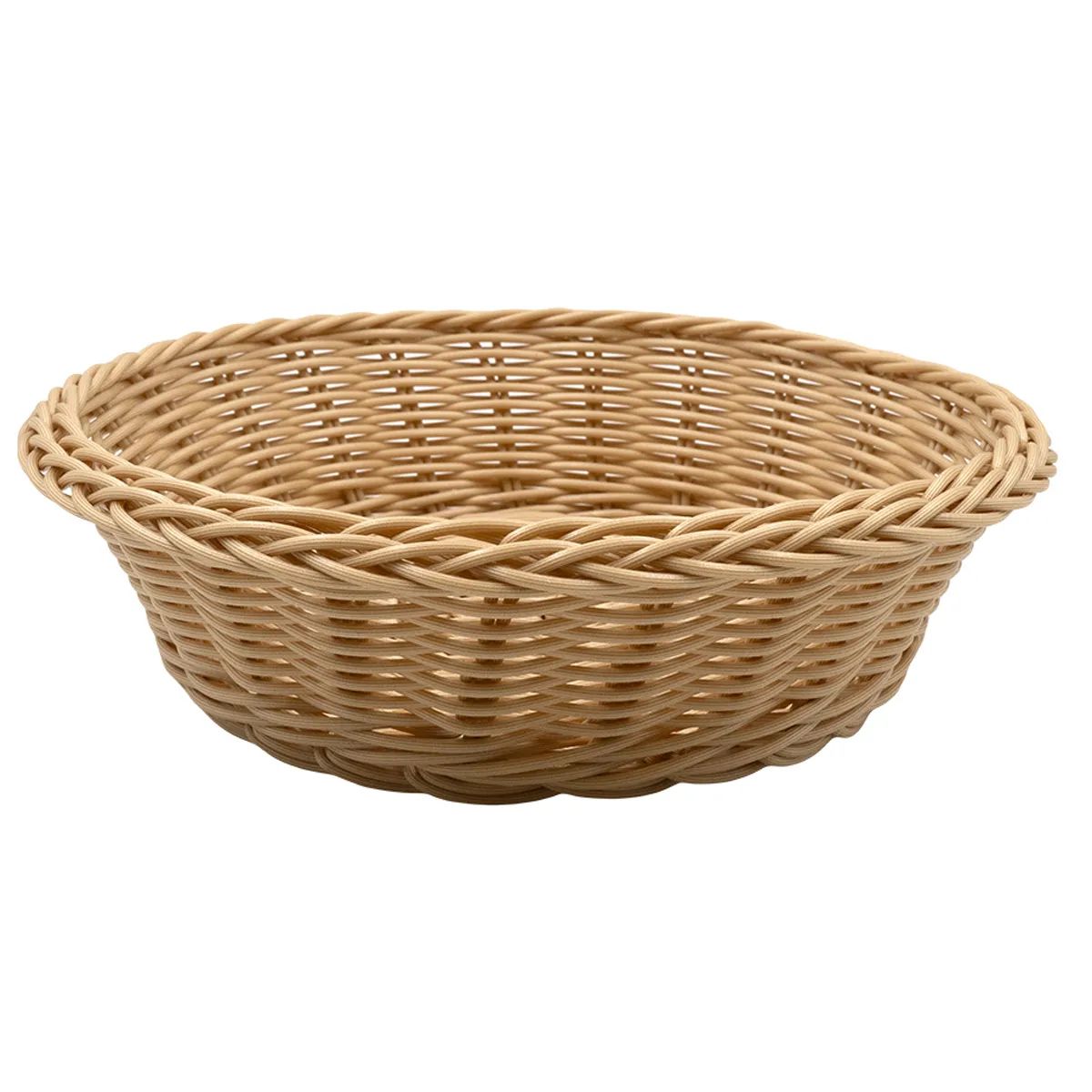 Корзина настольная круглая Handy Home Полиротанг  D25 см, бежевый Zong-06