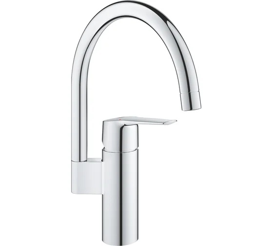 Смеситель д/к GROHE Start, C-образный высокий излив, цвет Хром (30469000) Смеситель д/к GROHE Start, C-образный высокий излив, цвет Хром (30469000)