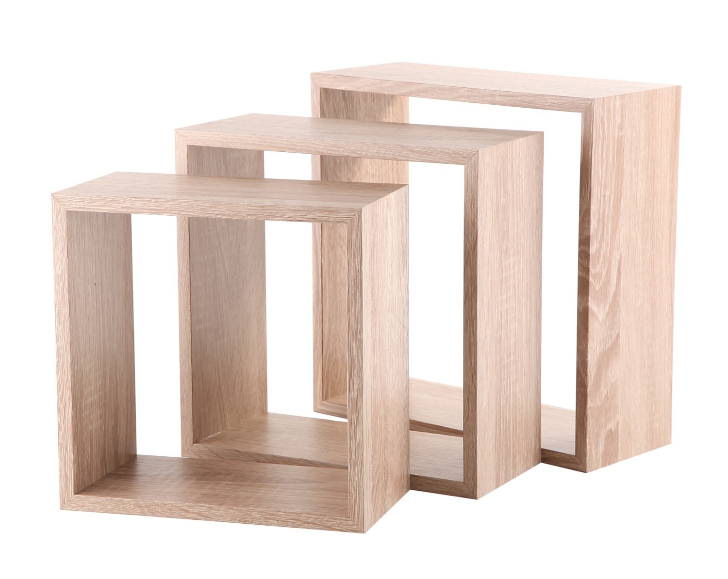 Набор полок настенных КУБ 5Five 3 шт размер L 30х12х30 см натуральный  138957C