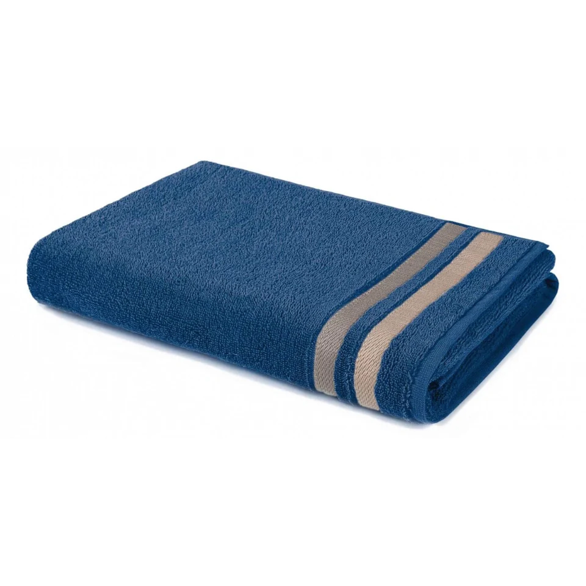 Полотенце Самойловский Текстиль Исландия 33х70 см темно-синий с бордюром