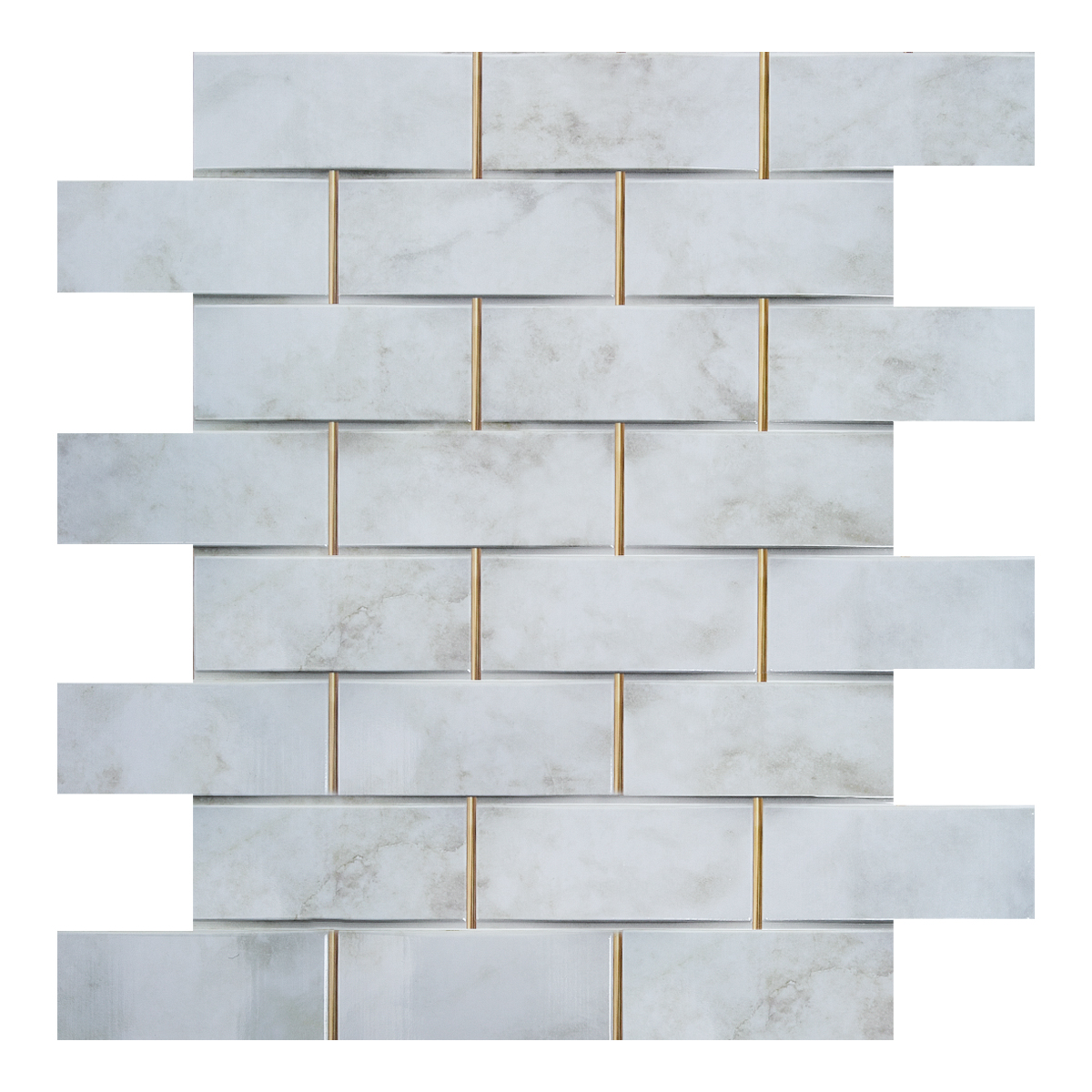 Панель ПВХ 0,3 самоклеящаяся серия "Эффект" мрамор "Латунь" 4627198193817