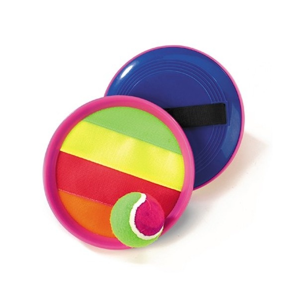 Happy People: Ирг. н-р Поймай мяч, 2 ракетки Ø19см+1 мяч 6см