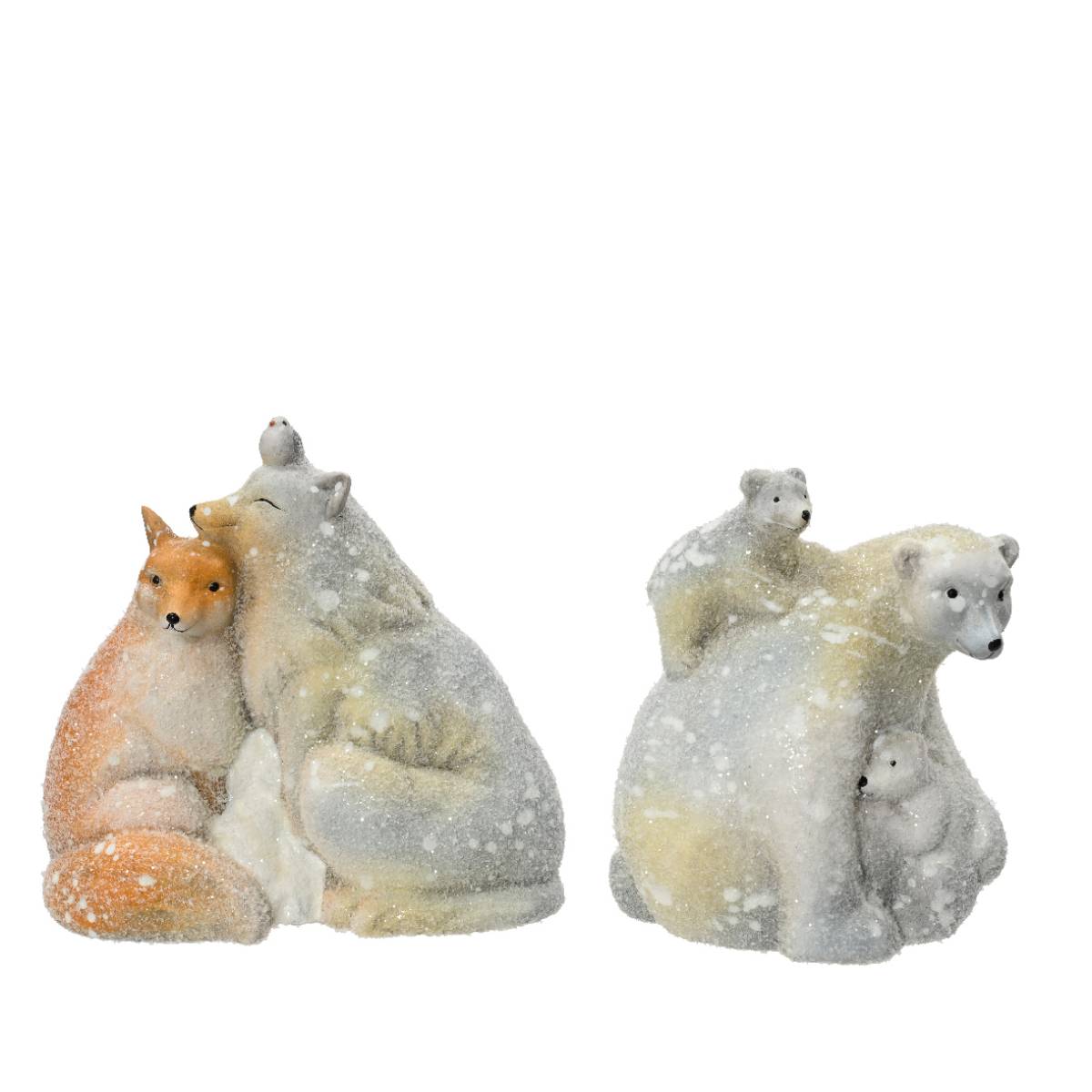 Фигурка Новогодняя Животные 13,5х7х13,5 см 2 вида в ассорт.531168 Kmg